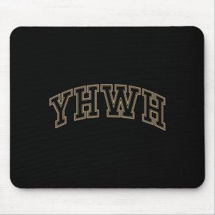Team Yhwh Adonai Christian Faith Based Mens Womens Mouse Mat