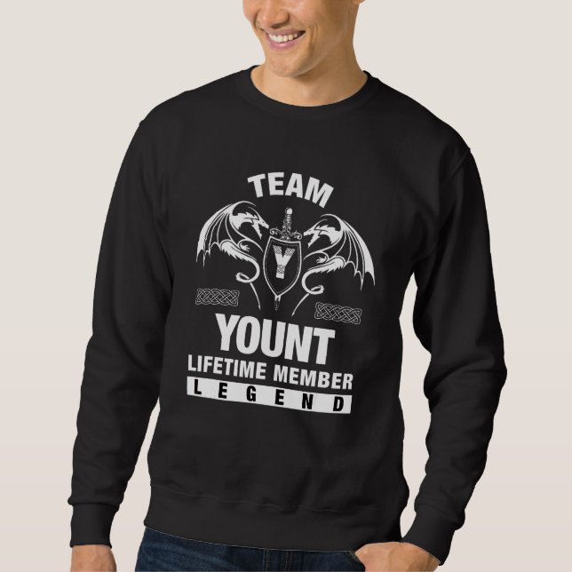 Team Yount Lifetime Member Sweatshirt (Front)