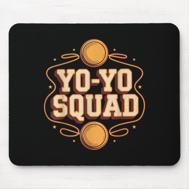 Team Yoyo Player Squad Yo-yo  Mouse Mat (Front)