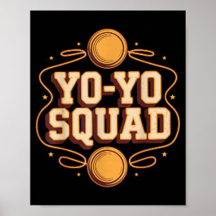 Team Yoyo Player Squad Yo-yo Poster