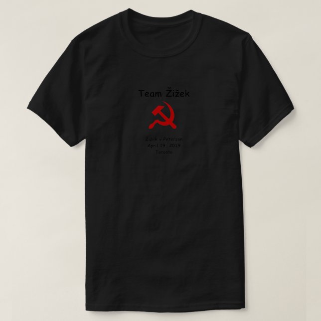 Team Zizek T-Shirt (Design Front)
