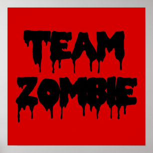 Team Zombie Poster