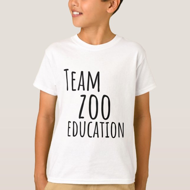 Team Zoo Education  T-Shirt (Front)