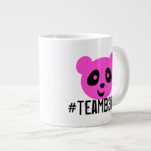 #teamb3ar Mug Pink and Blue