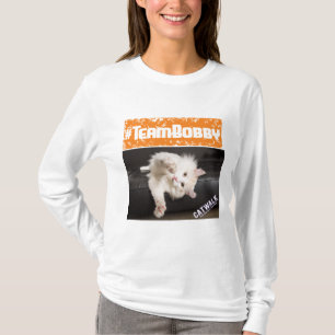 #TeamBobby long sleeved Tshirt - womens