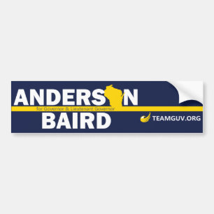 TeamGuv – Anderson / Baird Bumper Sticker