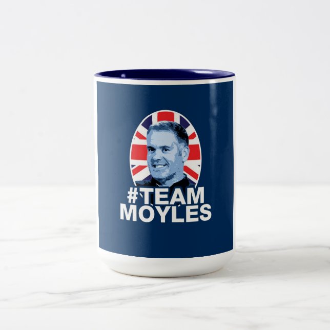 #TEAMMOYLES Coffee Mug Blue (Center)