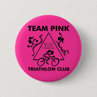 TeamPink Triangle Button