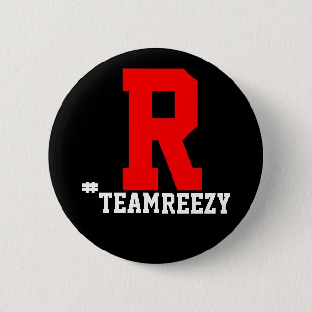 #TeamReezy 6 Cm Round Badge (Front)