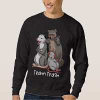 Teams Trash. Opossum Raccoon Rat, Funny Animals Ga