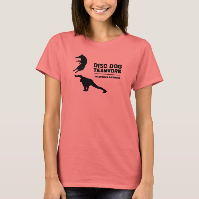 Teamwork Australian Shepherd T-Shirt (Front)