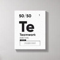 Teamwork Definition | Motivational Quote Wall Art
