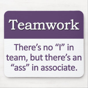 Teamwork Definition Mouse Mat