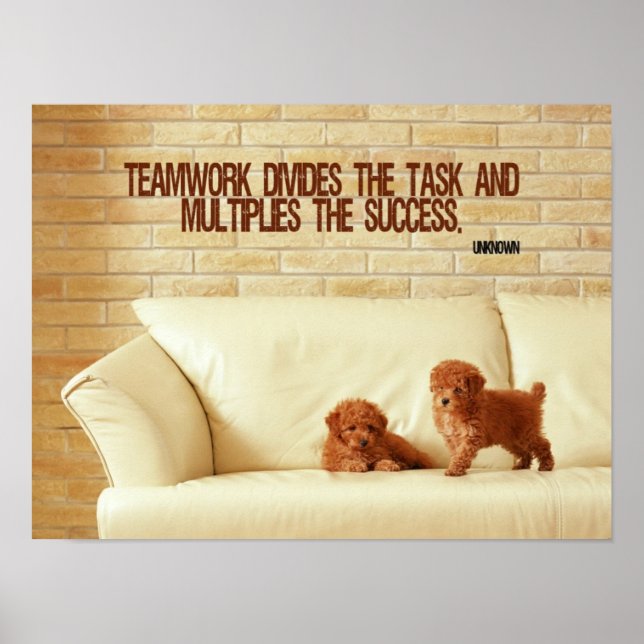 Teamwork Inspirational Poster (Front)