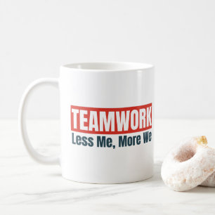 Teamwork Inspirational Quote Staff Corporate Gift Coffee Mug
