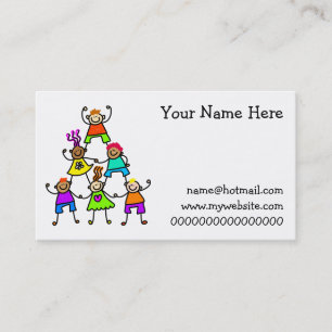 Teamwork Kids Business Card