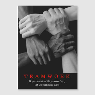 Teamwork Motivational Inspirational Quote Hands