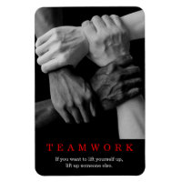 Teamwork Motivational Inspirational Quote Hands