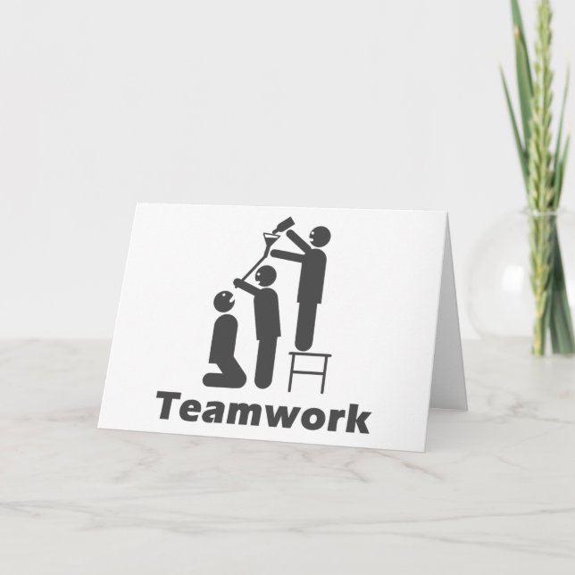 Teamwork - Motivational Merchandise Card (Front)