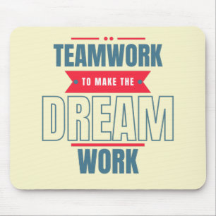 Teamwork Motivational Office Supplies Gifts Mouse Mat