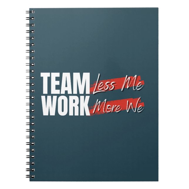 Teamwork Office Business Colleague Gifts  Notebook (Front)