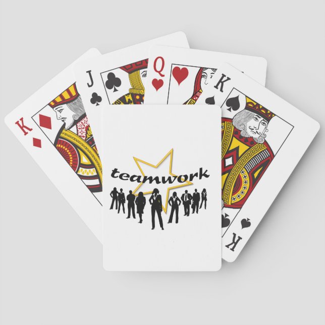 Teamwork Playing Cards (Back)