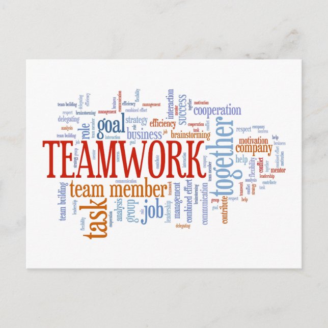 TEAMWORK POSTCARD (Front)