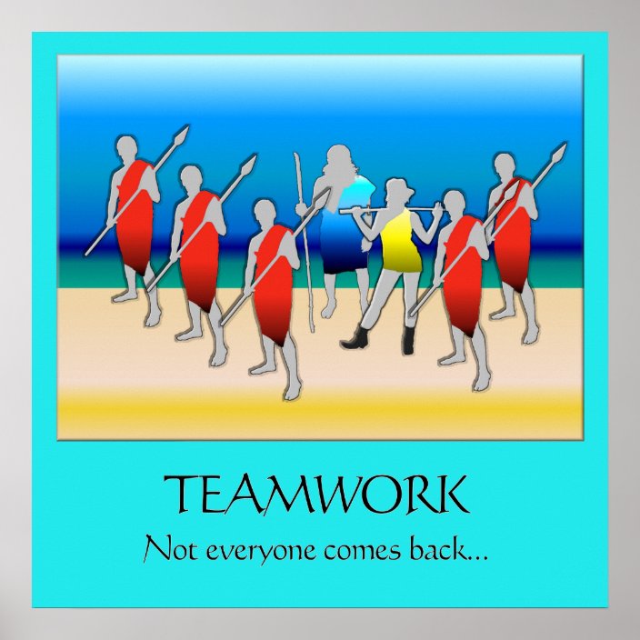 Teamwork Poster 