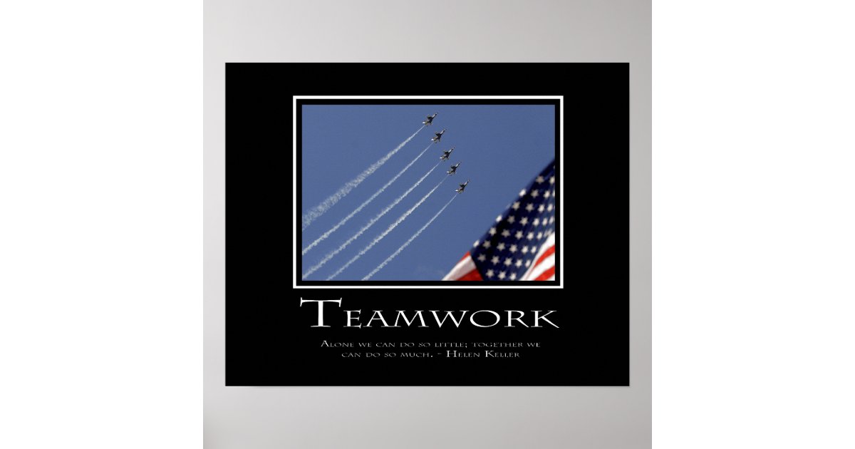 Teamwork Poster | Zazzle