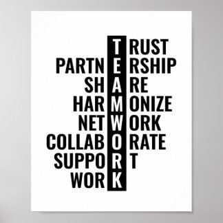 Teamwork Quote for Office and Home | Inspirational Poster