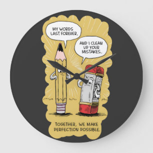 Teamwork Triumph Large Clock