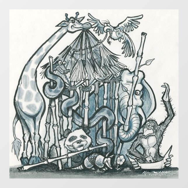 Teamwork Window Cling (Sheet)