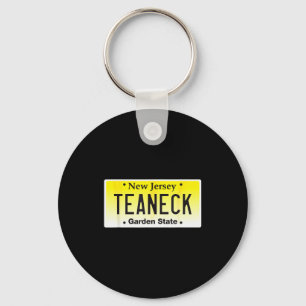 Teaneck New Jersey Hometown Nj License Plate Graph Key Ring