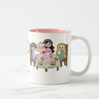 teaPartiesMug Two-Tone Coffee Mug