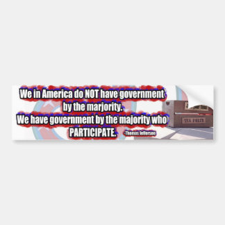 TeaParty Jefferson Participate Bumper Sticker