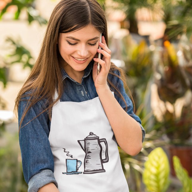 Teapot And Cup Standard Apron (Creator Uploaded)