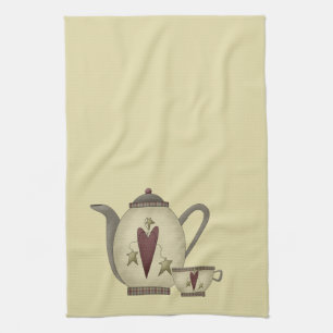 Teapot and Teacup Tea Towel