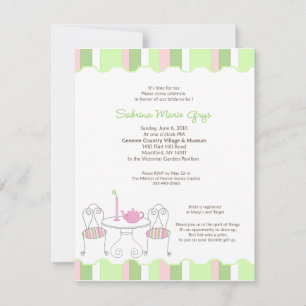 Teapot Bridal Invitation *FOR SABRINA ONLY*