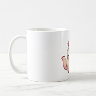 Teapot bunny coffee mug