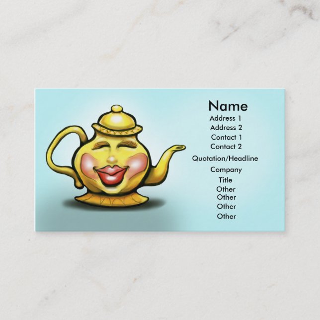 Teapot Card (Front)