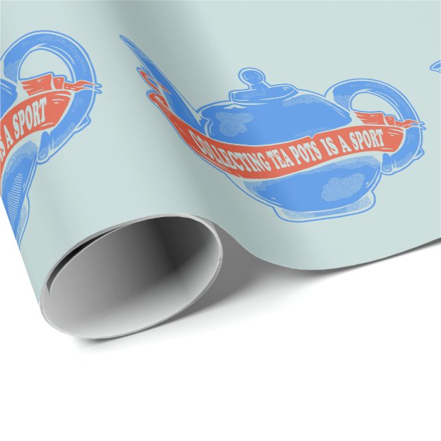 Teapot Collecting teapots Wrapping Paper (Roll Corner)