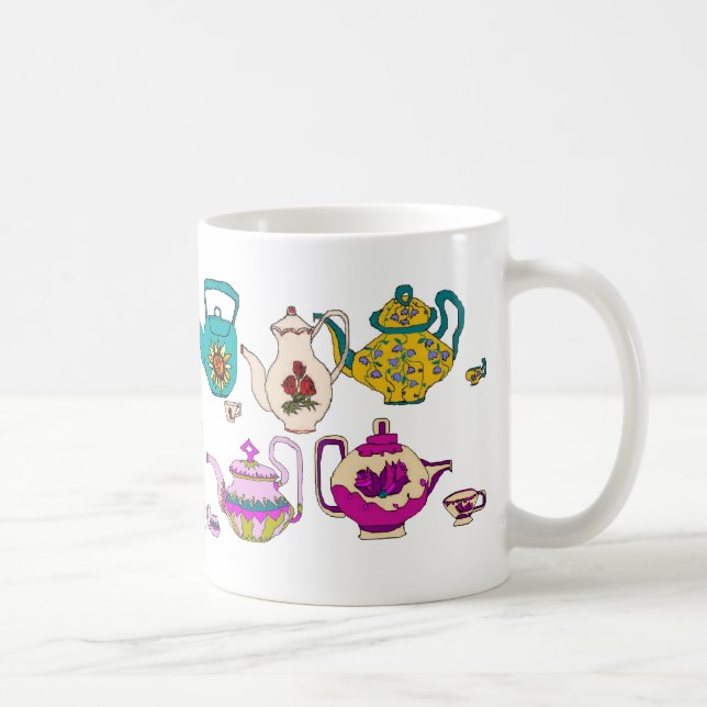Teapot Collection Coffee Mug (Right)