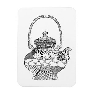 Teapot Doodle Magnet