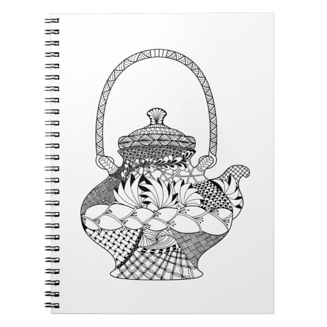 Teapot Doodle Notebook (Front)