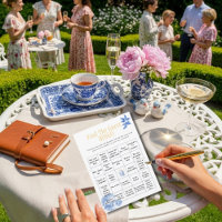 Teapot Find the Guest Bridal Shower Bingo game