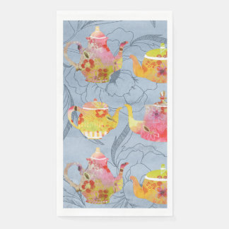 Teapot guest towel napkin