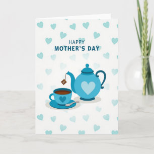 Teapot Heart Mothers Day Card