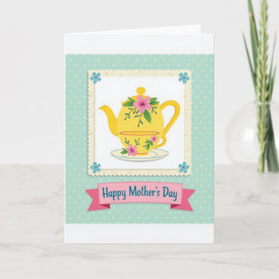 Teapot Mothers Day Card