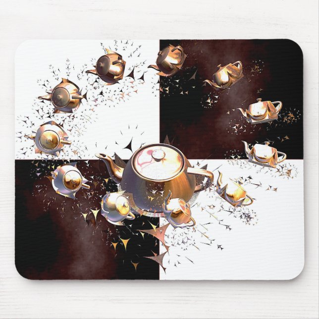 Teapot Party Mouse Mat (Front)