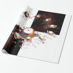 Teapot Party Wrapping Paper